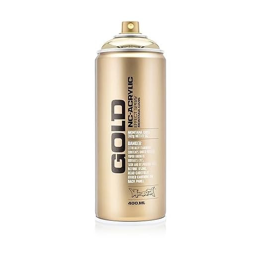 Montana Cans 285943 Spray Dose Gold, Gld400, m3000, 400 ml, Goldchrome