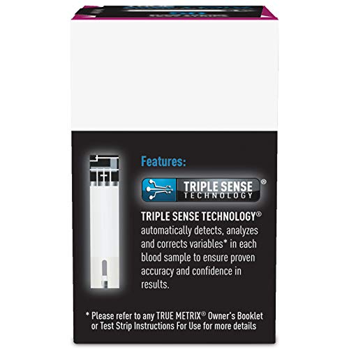 True Metrix Blood Glucose Test Strips, 50 Count