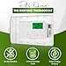 StatGuardPlus XL2 Universal Thermostat Cover with Combination Lock, Clear Thermostat Lock Box Includes Wall-Cover for Clean Look (Fits thermostats 4.5 x 7 x 2.5). Keyless Too.