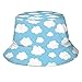 Produktbild Fxuyyok Fischerhut mit süßem Wolkenaufdruck, Sommer, Reisen, Fischer, Sonnenhut, Kappe für Damen, Herren, Teenager, Cloud-5, One size