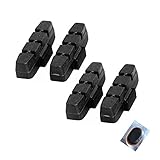  Promax Fahrrad Bremsklötze Bremsbelag (HS 33/11) schwarz 50 mm Bremse 2 x 2 Stück inkl. Schlauchflicken