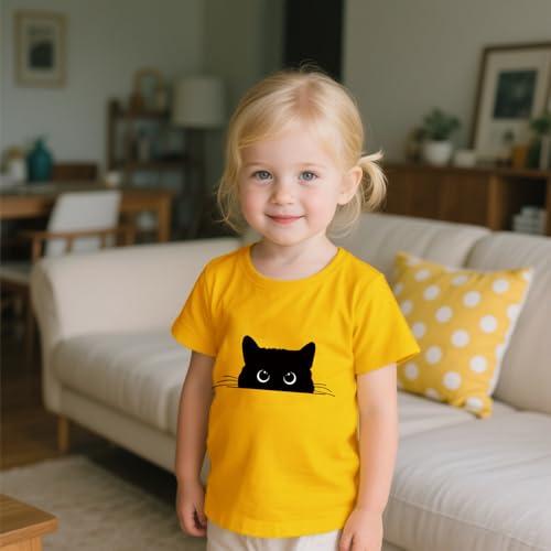 Toddler Girls Shirt Baby Girl Short Sleeve Soft Cotton Graphic T-Shirts Kids Summer Tee Top3