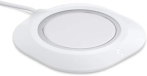 💎 70% MEGA DEAL! Spigen mag Fit diseñado para MagSafe Charger (2020-2023) Pad Funda Compatible con iPhone 17/16/15/14/13/12, AirPods Pro 3/2/1, AirPods 4 Soporte de Carga [No Contiene Cargador] – Blanco