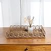 Happimess TRY1001A Vassoio Decorativo In Rattan Intrecciato A Mano 50x29 Cm – Stile Bohémien Per Casa - 2