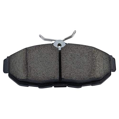 Image of TRQ Rear Brake Pad and Rotor Set Ceramic Compatible with 2011-2014 Ford Mustang