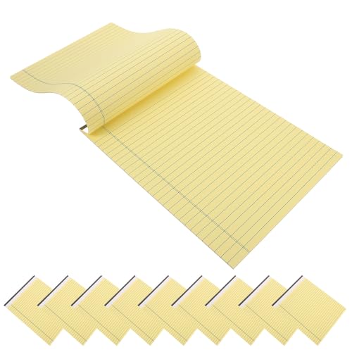 Cuaderno de notas legales con papel grueso rayado doble cara
