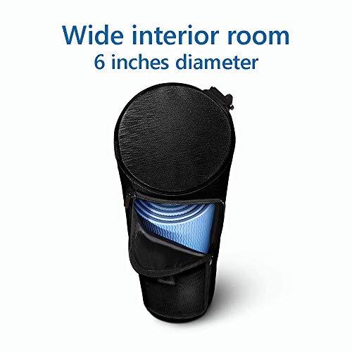 image for Life Balance Yoga Mat Bag, Full-Zip, Waterproof Sturdy Canvas with Adj