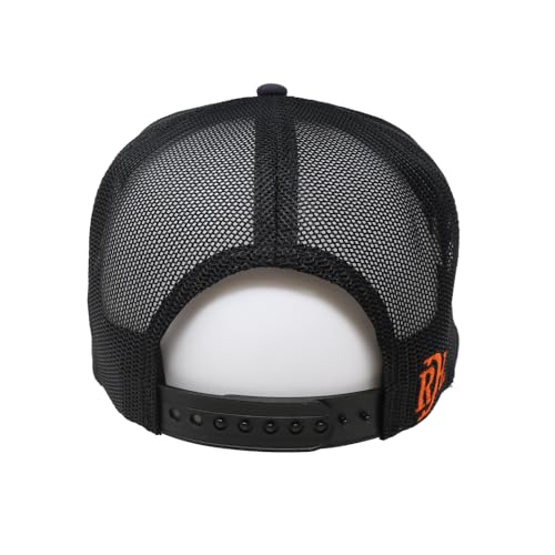 Image of Red Dirt Hat Company Buffalo Patch Adjustable Snapback Hat (US, Alpha, One Size, Tarnation - Black)