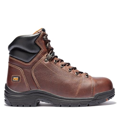 Timberland PRO Timberland PRO Men's TiTAN 6 Inch Alloy Safety Toe Industrial Work Boot, Haystack Brown-2024 NEW, 11 W US