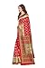 Jaanvi fashion - Sari - Floral - para mujer Rosso rojo con...
