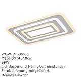 Design LED Deckenlampe, geeignet für alle Wohnbereich z.B. Wohnzimmer, Schlafzimmer, Gastzimmer usw.