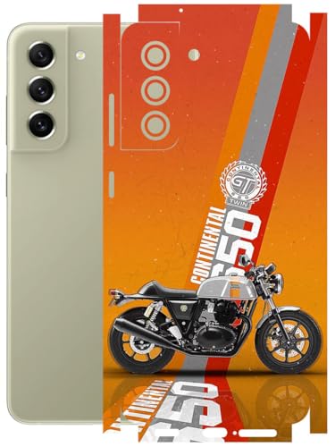 Image of AtOdds - Full Body Back Screen Guard Protector Film - Lamination Wrap Skin Sticker Compatible with Samsung Galaxy S21 FE (5G) | Scratchproof Matte Finish (Bullet)