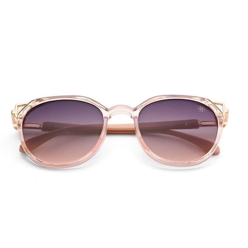 Image of HASHTAG EYEWEAR UV Protected Sunglasses for Women | Stylish Retro Gradient Goggles | Lightweight Polarized Eyewear | Driving Glasses | Fashionable Ladies Shades for Outdoor