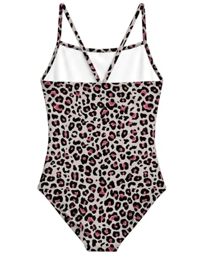 Image of weVSwe Baby Girl Swimsuit One Piece Swimsuit Cute Toddler Girls Sleeveless Bikini Kids 2-10 Years