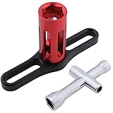 Hobbypark RC Hex Wrench Nut Driver (4mm 5mm 5.5mm 7mm 17mm) Wheel Hub Cross Socket Spanner Repair Tools for 1:8 1/10 Scale RC Cars (2-Pack)