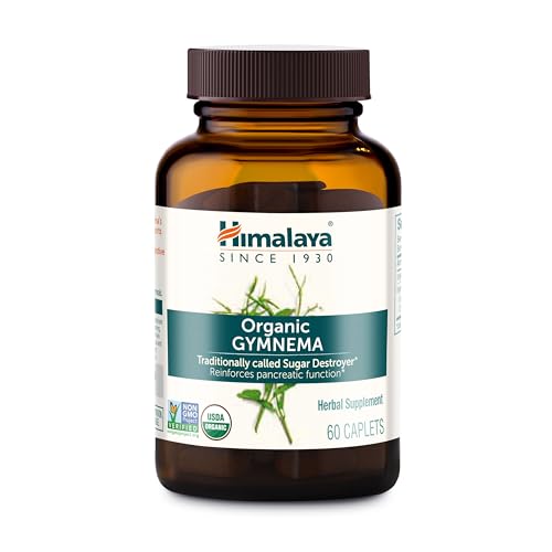 Himalaya USDA Organic Gymnema Sylvestre Extract 700mg Gymnema Sylvestre Supplements Herbal Glucose Metabolism Support Gymnema Sylvestre Capsules Non-GMO Vegan Gluten Free Additive Free 60 Caplets