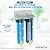 20 x 4.5 inch Two Stage Clear Whole House Water Filter Purification System, 1" in/Out Port Double O Ring Housing w/Sediment GAC Carbon Filters + Pressure Gauge
