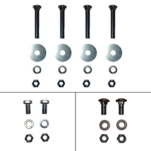 Lock N Load (BK1000 Arancione/Nero Deluxe Blocca Ruota Moto Combo Kit - 10