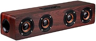 Anynow HiFi Wireless Wooden Bluetooth Speaker Desktop Speaker Support TF Card AUX Handsfree