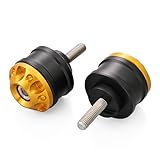 デイトナ(Daytona) バーエンド バイク ヤマハ(M6)用 ミドルウェイト アルミビレット ファインカット ゴールド 49225