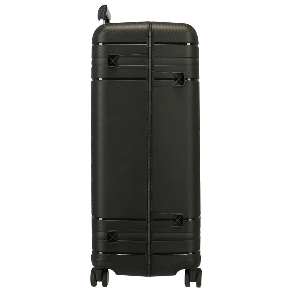Movom Dimension Juego de Maletas Negro 55/66/75 cms Rígida Polipropileno Cierre TSA 216L 11,3 kgs 4 Ruedas Dobles Equipaje de Mano