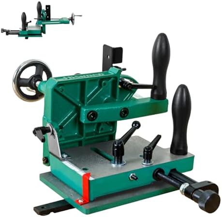 Woodworking Tenoning Machine, Adjustable 0-45° Support Plate, Maximum Clamping 82.5mm, Precision Drilling Tool for Table Saws, Tenon Saw Fixture