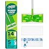 Swiffer Sweeper 2-in-1 Mops for Floor Cleaning, Dry and Wet Multi Surface Floor Cleaner, Sweeping and Mopping Starter Kit, Includes 1 Mop + 19 Refills, 20 Piece Set
