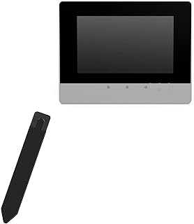 BoxWave Stylus Pouch Compatible with WAGO Touch Panel 600 (7 in) - Stylus PortaPouch, Stylus Holder Carrier Portable Self-Adhesive - Jet Black