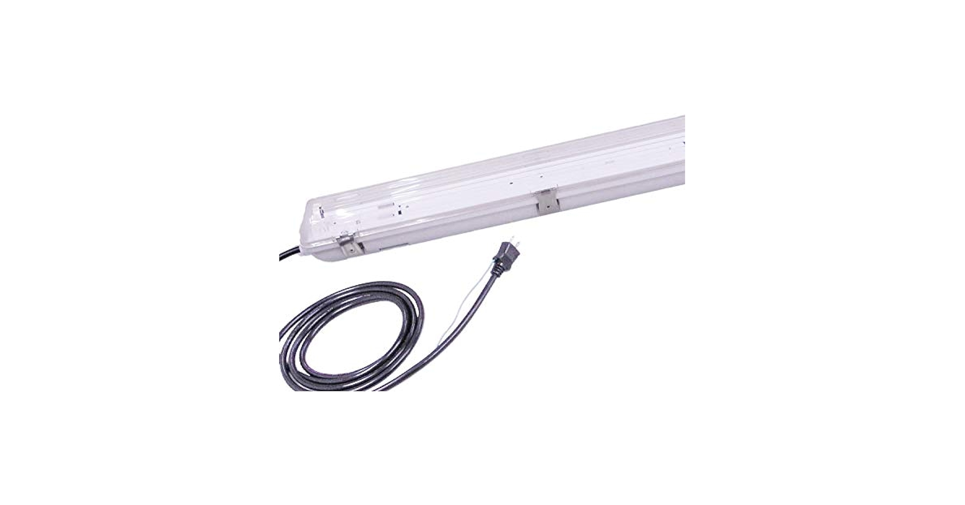 Amazon.co.jp: 防水器具 工事不要 LED 20W型 1灯式 6W 昼白色