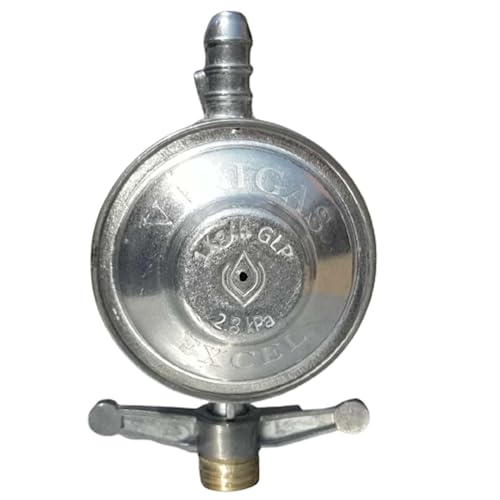 VINIGÁS Regulador de Gás Fogão Click 1kg com Registro Original Inmetro Preto