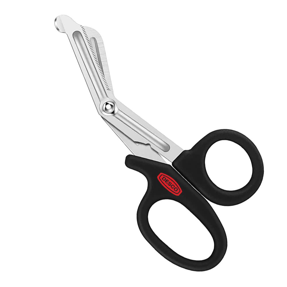 DESCO 7.5" Emergency Scissor Military Rescue Scissors Stainless Steel Trauma Shear, Curved Emergency Response Shear for Nurses for EMS (B0BZRKFKGT) Amazon Price History, Amazon Price Tracker