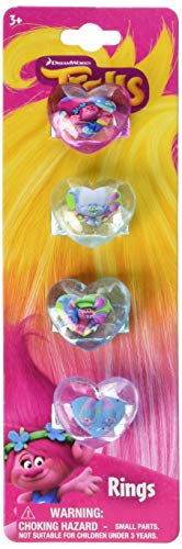 DreamWorks Trolls Plastic Rings
