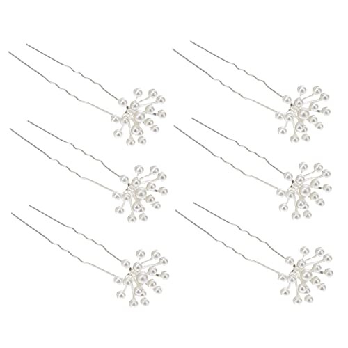Accessoire élégant pour mariage et pinces en U en perles haut de gamme