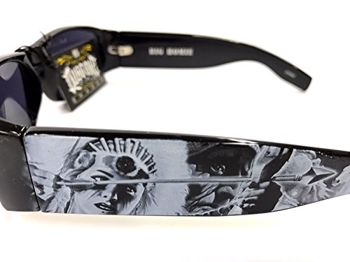 Shades American Indian Arrow Black Sunglasses California Lowrider Style2
