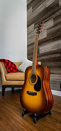 Barcelona D500 Acoustic Guitar - Sunburst Bundle With Gig Bag, Strings, Tuner, Strap, Picks, Fender Play Online Lessons, Instructional Dvd, And Austin Bazaar Polishing Cloth #TOP5