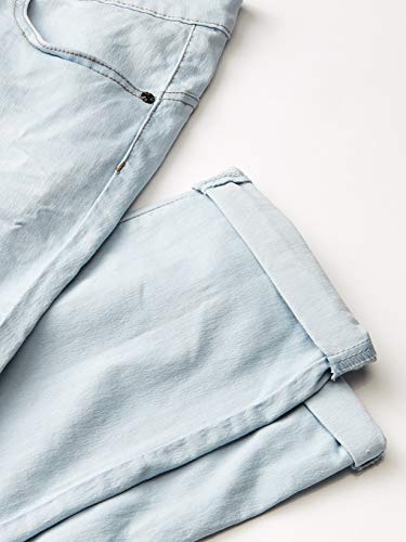 V.I.P. JEANS Women's Plus Size Skinny Stone Washed Dark Mid-Rise Denim Pants4