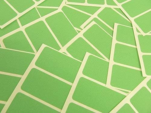 65x30mm Rectangular Colour Code Stickers - Packs of 45 Coloured Rectangle Sticky Labels - 30 Colours Available (Black)