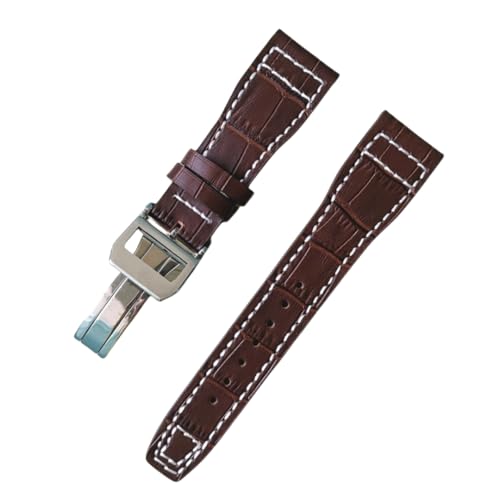 Bracelet cuir montre IWC Big Pilot résistant fermeture inoxydable