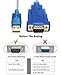 DTECH 10 Feet USB 2.0 to RS232 DB9 Serial Port Adapter Cable with FTDI Chipset Supports Windows 11 10 8 7 and Mac Linux