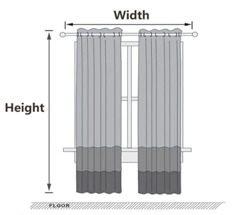 Rideaux occultants opaques isolant thermique anti chaleur pour fenêtre 132x225 - 8
