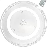 Microwave Glass Plate Turntable 14 1/8 Inch Replacement for G.E Sam-Sung Microwave WB49X10063 DE74-20002B Microwave Plate Replaces WB39X10038 WB49X10096 WB49X10030 DE74-20002D by Fetechmate