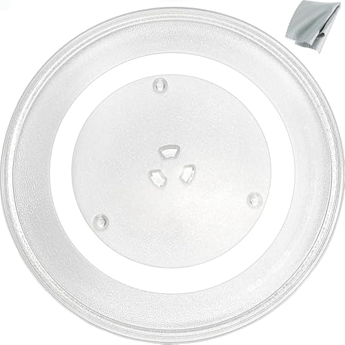 Image of Microwave Glass Plate Turntable 14 1/8 Inch Replacement for G.E Sam-Sung Microwave WB49X10063 DE74-20002B Microwave Plate Replaces WB39X10038 WB49X10096 WB49X10030 DE74-20002D by Fetechmate
