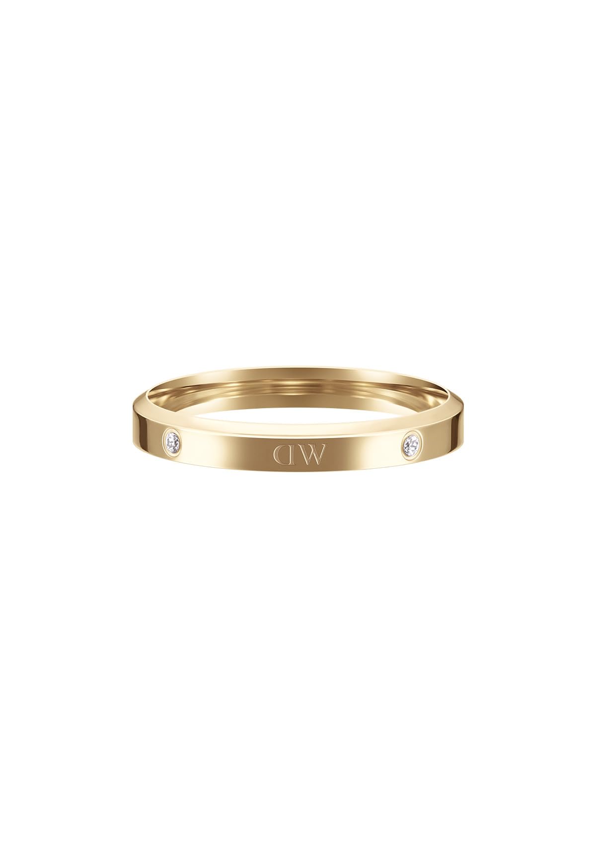 Daniel Wellington Classic - Anillos de acero inoxidable (316 L, 52, doble chapado, 316 L), 52, Sin piedras preciosas