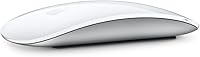 Apple Magic Mouse Wireless Rechargeable Multi-Touch Surface - White, Smooth Glide Gestures for Mac