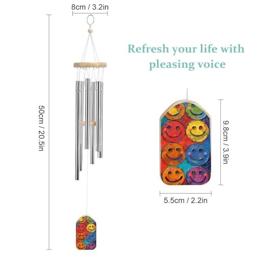 Carillon à vent de cadeau commémoratif extérieur pour deuil