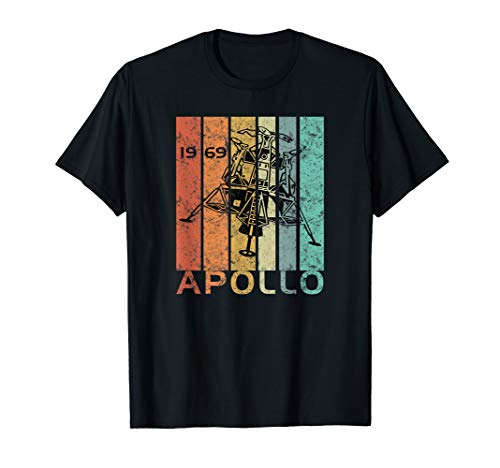 Retro Apollo 11 50th Anniversary Moon Landing 1969 2019 Gift T-Shirt