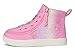BILLY Footwear, Unisex, Classic Lace High (Toddler), Pink Glitz, 10, Medium