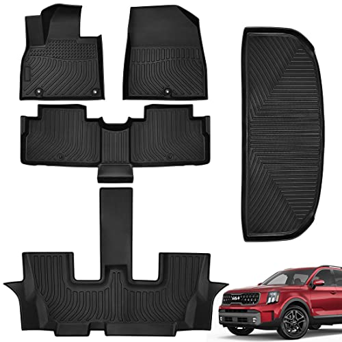 COTAZA for Kia Telluride 20202024 Floor Mats & Cargo Liner, for 2020