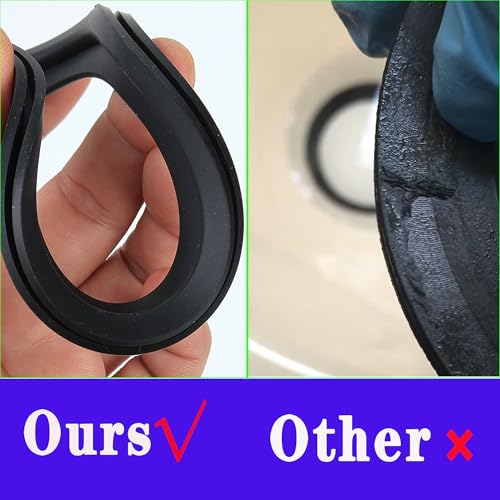 Image of RV Toilet Seal Ring, RV Toilet Seal Ring Kit Replacement 385311658,RV Toilet Flush Ball Seal Replacement for 300 /310 /320 Toilet, Toilet Replacement Sealing Ring for Toilet Leakage and Stink(2packs)