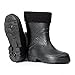 Produktbild CLIMBR Ultraleichte gefütterte Gummistiefel Herren EVA Thermo 40-49 warme Kurzschaft Winter Arbeitsstiefel mit Futter (Schwarz, 43)